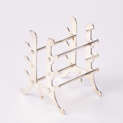 A Vintage El De Uberti Silver Plate Desk Stand