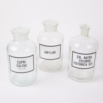 A Trio of Chemistry Jars