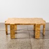 A Leon Burl Wood Coffee Table