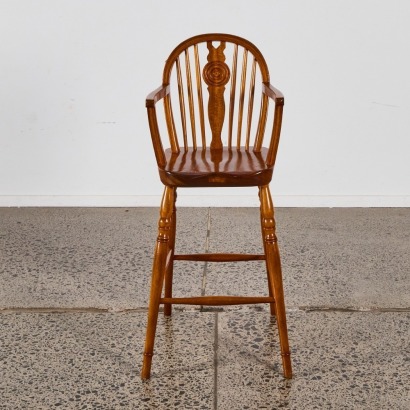A Fred Parker Windsor Style Stool, c.1966