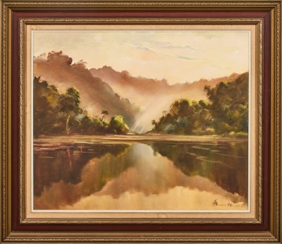 HEINZ BOEHNKE Port Waikato Evening Light
