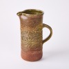 A Textured Ash Glaze Jug by Len Castle