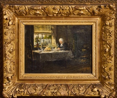 Franciscus Willem Helfferich - Lady at Table