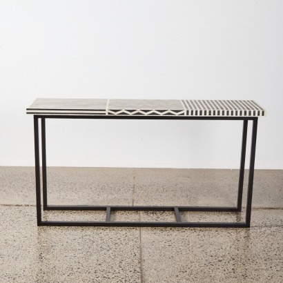 An Inlaid Camel Bone Console Table