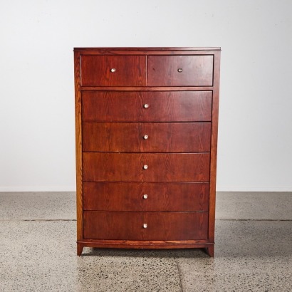 A Solid Seven Drawer Tallboy