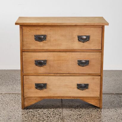 A Kauri Three Drawer Chest