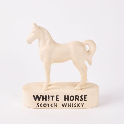 A Kerlsboro Ware White Horse Scotch Whisky Advertising Display AF