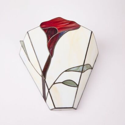 A Karin Urmersbach-Niersbach Glass Wall Sconce