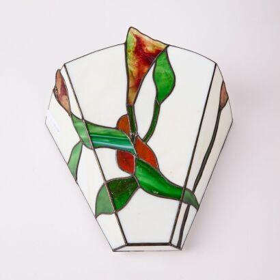 A Karin Urmersbach-Niersbach Glass Wall Sconce