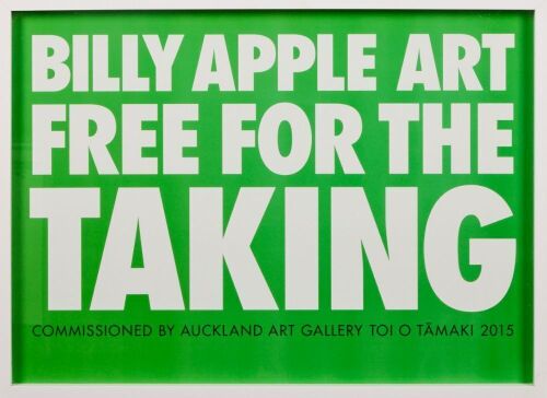 AFTER BILLY APPLE Free for the Taking Poster