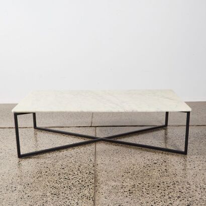 A Soren Liv Marble Rectangle Coffee Table