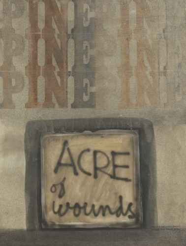 RALPH HOTERE Drawing for Manhire Pine