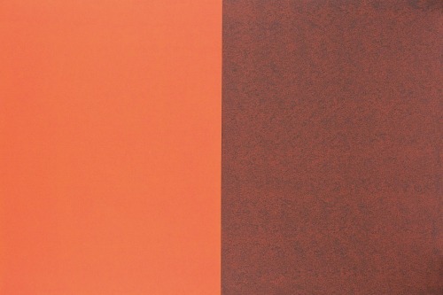 MILAN MRKUSICH Two Areas, Orange and Maroon