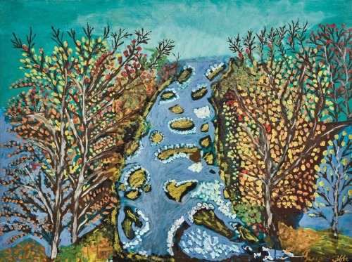 TEUANE TIBBO Landscape with River
