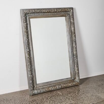 A Large Ornate Overmantle Mirror