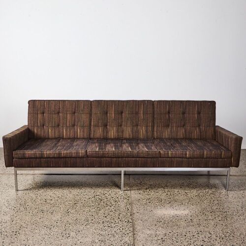 A Florence Knoll Three-Seater Sofa