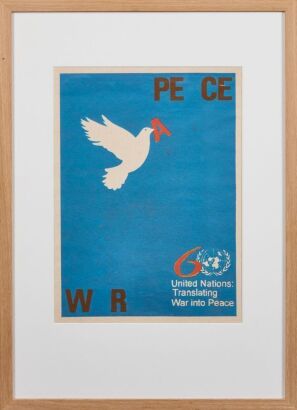 A Vintage Vietnam War Peace Poster