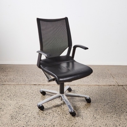 A Wilkhahn Casa Leather Office Chair