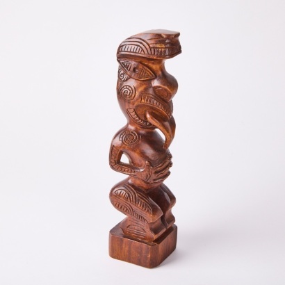 A Contemporary Carved Tekoteko
