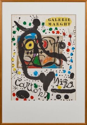 Galerie Maeght Joan Miro Exhibition Poster