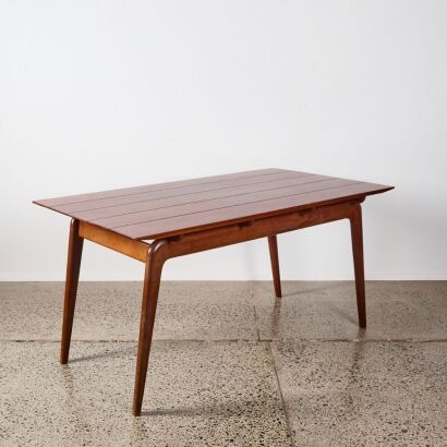 A Mid-Century Slated Table By Jon Jansen