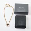 Chanel CC Square Resin Gold-tone Chain Necklace with Box - 2