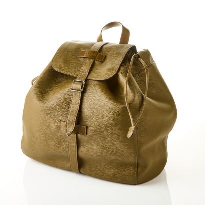 Gucci, Khaki Leather Large Grand Prix Backpack