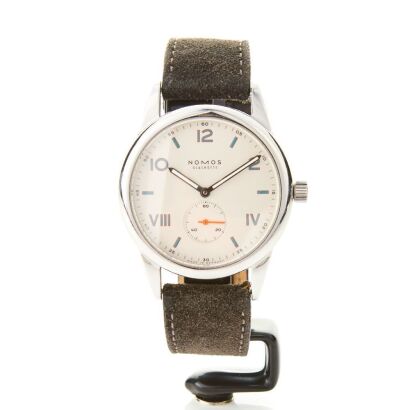 Stainless Steel, 38.5mm Nomos Glashütte Club Campus Hand-Wound Wristwatch