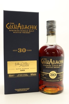 (1) The GlenAllachie 30 Year Old Single Malt Scotch Whisky Batch #1, 48.9% ABV (GB)