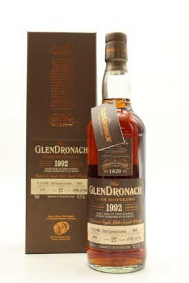 (1) Glendronach 1992 Pedro Ximenez Puncheon 27 Year Old #6049 Single Malt Scotch Whisky, 49.2% ABV (GB)