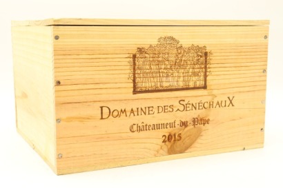 (6) 2015 Domaine des Senechaux Chateauneuf-du-Pape, Rhone [WS93] (OWC)