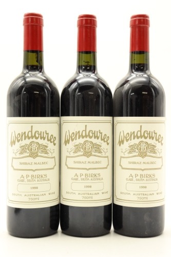 (3) 1998 Wendouree Shiraz - Malbec, Clare Valley