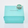 TIffany & Co, Sterling Silver Atlas Ring with Box - 2