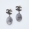 Chanel, Crystal CC Drop Earrings