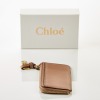 Chloe, Woodrose Pebbled Leather Cardholder Wallet - 2