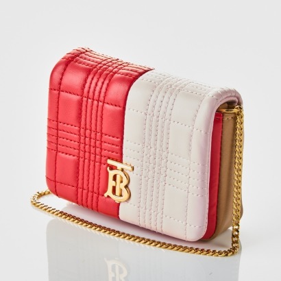 Burberry, Mini Quilted Tri-tone Lola Bag