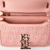 Burberry, Small Quilted Monogram Pink Chain Bag - 3