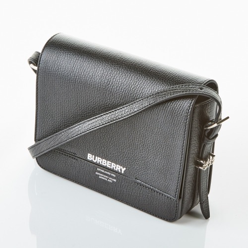 Burberry, Small Grace Black Leather Crossbody Bag