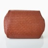 Bottega Veneta, Brown Intrecciato Leather Parachute Bag - 2