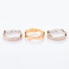 18ct White / Rose Gold, Georg Jensen, Three Piece Diamond Set Puzzle Ring - 2