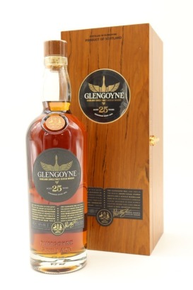 (1) Glengoyne "Unhurried Since 1833" 25 Year Old Single Malt Scotch Whisky, 48% ABV (GB)