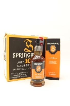 (6) Springbank 10 Year Old 2021 Release Single Malt Scotch Whisky, 46% ABV (Original Box)