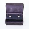 Tiffany & Co, Platinum .50ct Lace Flower Diamond Earrings with Box - 2