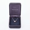 Tiffany & Co, Platinum .25ct Lace flower Diamond Necklace with Box - 2