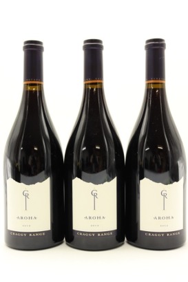 (3) 2012 Craggy Range Aroha Pinot Noir, Martinborough [BC97]