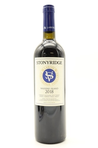 (1) 2018 Stonyridge Vineyard Larose, Waiheke Island