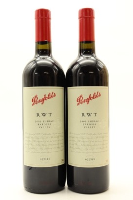 (2) 2001 Penfolds RWT Shiraz, Barossa Valley