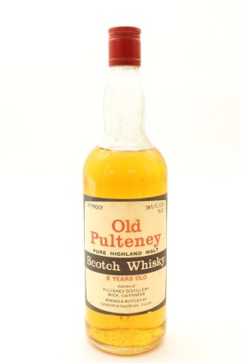(1) Old Pulteney Gordon Macphail 8 Year Old Pure Highland Malt Scotch Whisky, 70&deg; proof , 750ml, Circa 1970s