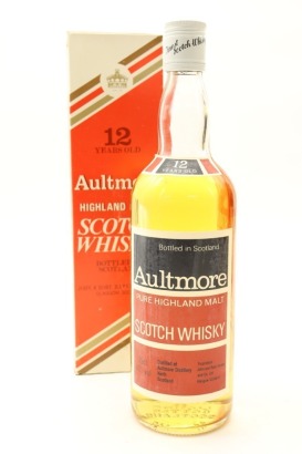 (1) Aultmore John and Robert Harvey 12 Year Old Pure Highland Malt Scotch Whisky, 40% ABV, 750ml, Circa 1970s