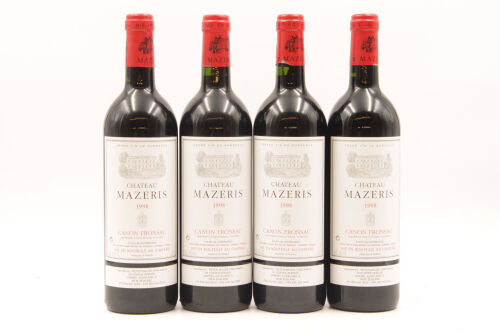 (4) 1998 Chateau Mazeris, Canon-Fronsac